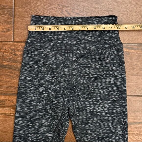 Ododos High Waist Black Gray Leggings Workout Yoga Size S - Picture 4 of 8
